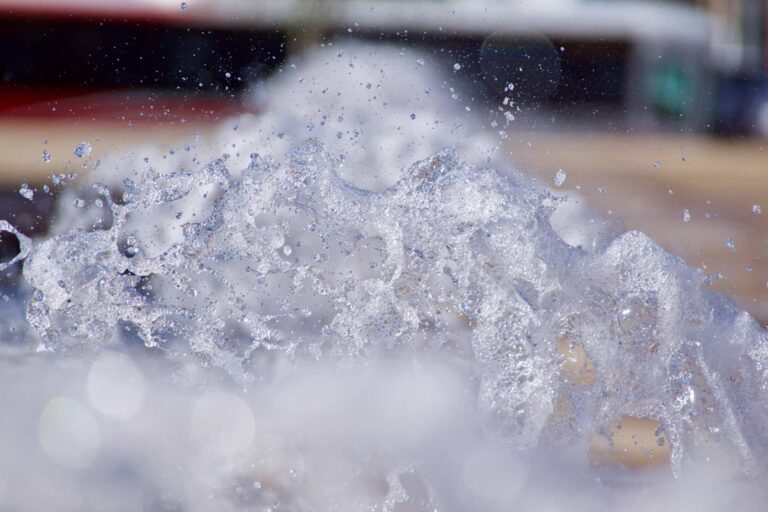 agua caliente intermitente